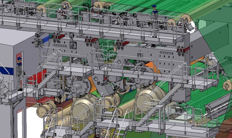 Neuanlage und Umbau von Papiermaschinen